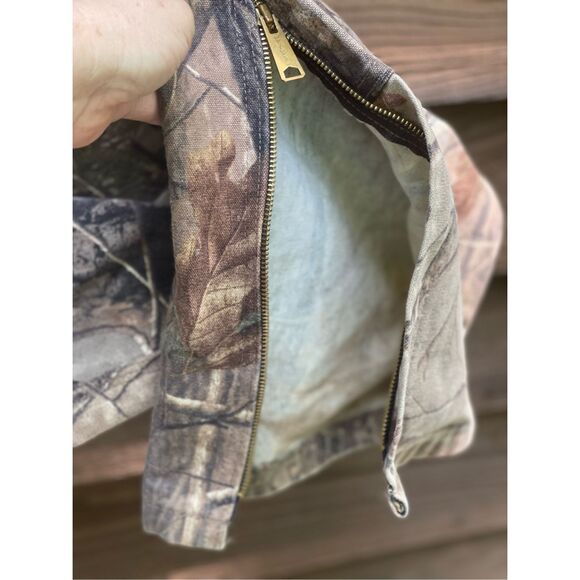 CARHARTT Realtree AP Camouflage Hunting Overalls double knee 40x30 - Picture 10 of 12